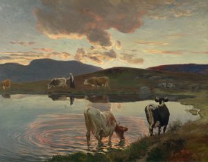 Après le coucher du soleil - Christian Eriksen Skredsvig