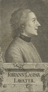 Portrait du poète et physiognomiste Johann Kaspar Lavater 1741-1801, 1773 - Christian Friedrich Fritzsch
