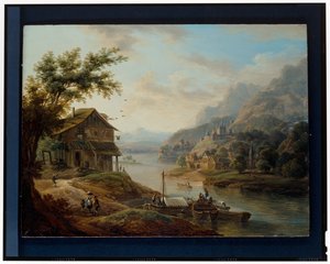 Deux paysages rhénans