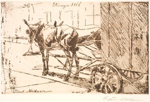 Véhicule avec des mules - Christian Juel Madsen