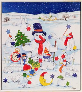 Bonhomme de neige et amis - Christian Kaempf