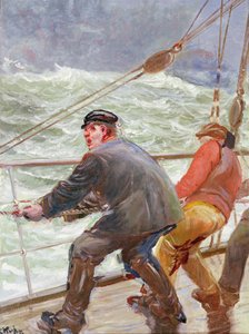 Virer au vent - Christian Krohg
