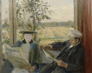 Oda Krohg lisant Verdens Gang