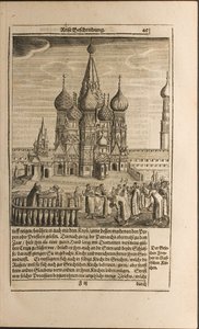 Moscou Illustration de Voyages au Grand-Duc de Moscovie et au Roi de Perse par Adam Olea