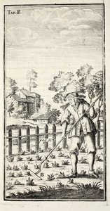 Jardinier binant, publié à Erfurt en Thuringe, 1753-55