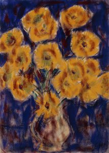 Chrysanthèmes - Christian Rohlfs