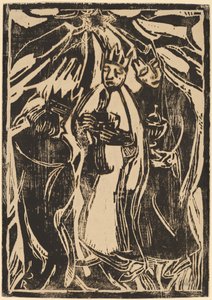 Les Mages, vers 1910 - Christian Rohlfs