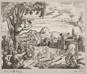 Illustration pour Adam Olearius, « Persianischer Rosenthal von einem Sinnreichen Poeten Schich Saadi [...] », Schleswig 1660