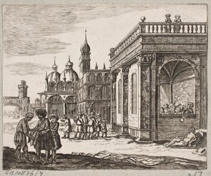 Illustration de Adam Olearius, "Persianischer Rosenthal von einem Sinnreichen Poeten Schich Saadi [...]", Schleswig 1660