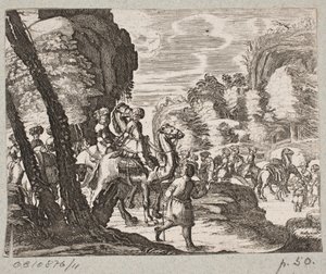 Illustration pour Adam Olearius, "Persianischer Rosenthal von einem Sinnreichen Poeten Schich Saadi [...]", Schleswig 1660 - Christian Rothgiesser