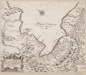 Carte de la mer Caspienne