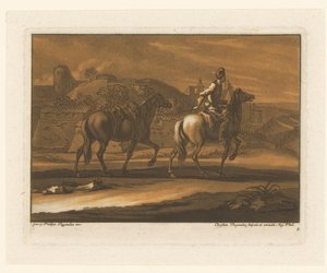 Cavalier guidant un cheval