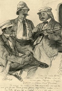 Européens à bord du navire - Christian Wilhelm Allers