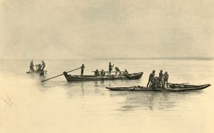 Bateaux de pêche, Ceylan, 1898