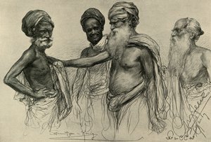 Études de Rue, Kandy, Ceylan, 1898