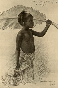 Garçon tamoul, Kandy, Ceylan, 1898