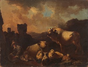 Histoire hollandaise (Bergère) - Christian Wilhelm Ernst Dietrich