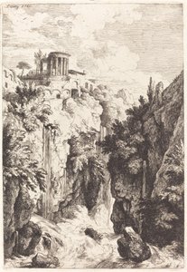 Temple de la Sibylle, Tivoli - Christian Wilhelm Ernst Dietrich