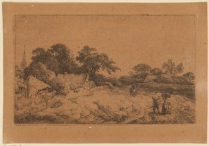 Weg hinter dem Dorf - Christian Wilhelm Ernst Dietrich