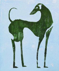 Un chien du désert plein d