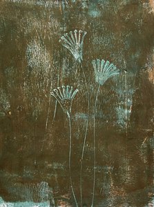 Fleur turquoise