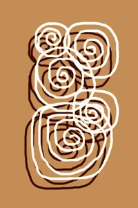 Volutes abstraites en boucles