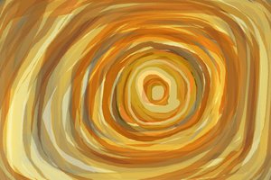 Vortex doré et terreux - Christina Sillen