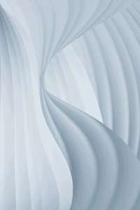 Courbes bleues fluides - Christina Sillen