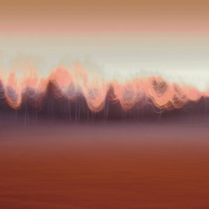Paysage abstrait chaleureux