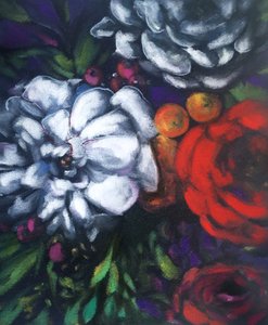 Fleurs sombres et luxuriantes - Christine Lindstrom