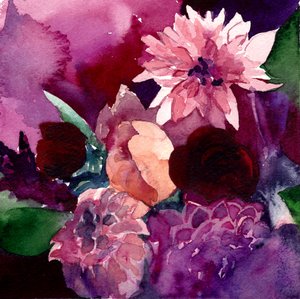 Teintes florales mélancoliques - Christine Lindstrom