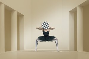 Ballerine à damier - Christine von Diepenbroek