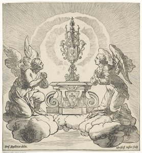 Deux anges adorent l