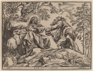 La tentation du Christ par le diable