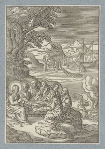 Christ donne les clés du paradis à Pierre - Christoffel van Sichem (II)