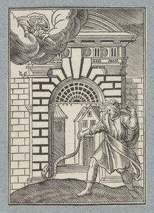 Dieu le Père transforme le bâton de Moïse en serpent