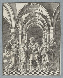 Mariage de Tobie et Sara - Christoffel van Sichem (II)