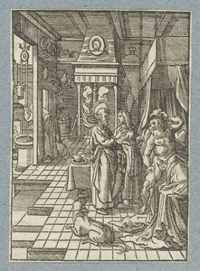 Pierre guérit Énée - Christoffel van Sichem (II)