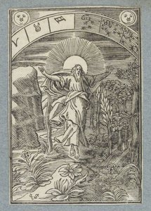 Quatrième jour de la création : création du soleil, de la lune et des étoiles - Christoffel van Sichem (II)