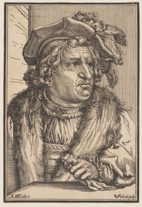 Homme au chapeau à plumes