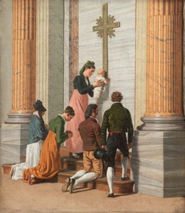 Dévotion à la Porte Sainte de la Basilique Saint-Pierre, vers 1814