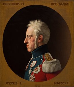 Portrait de Frédéric VI de Danemark 1768-1839, 1839 - Christoffer Wilhelm Eckersberg