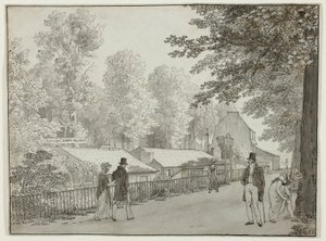 Relais, Avenue des Champs-Élysées, Paris (recto); Scène de la vie d