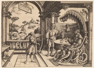 David jouant de la harpe devant Saül - Christoph Bockstorfer