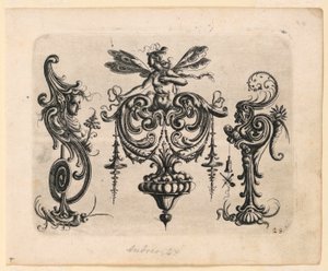 Planche 28, du Neüw Grotteßken Buch (Nouveau livre grotesque) - Christoph Jamnitzer