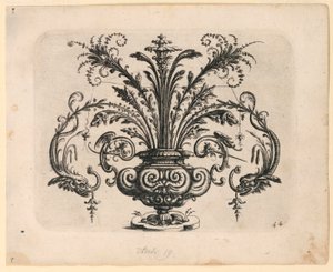 Planche 44 du Neüw Grotteßken Buch (Nouveau Livre des Grotesques)
