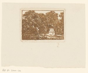 Cabane de paysan dans la forêt