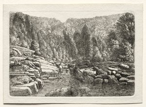 Eau dans les montagnes, vers 1790-1800