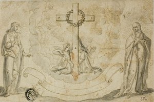 La Vierge Marie et saint Jean l