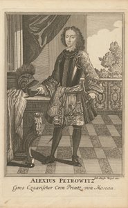 Portrait du tsarévitch Alexeï Petrovitch de Russie 1690-1718 - Christoph Wiegel
